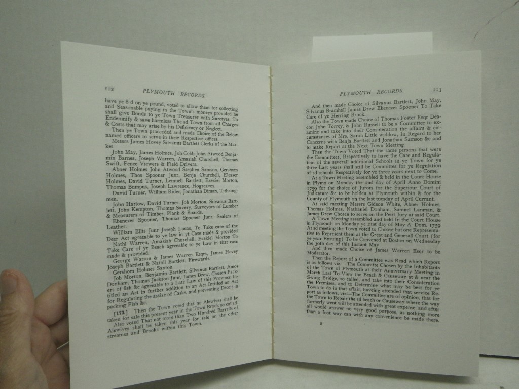 Image 3 of Records of the Town of Plymouth, Vol. 3: 1743 to 1783 (Classic Reprint)