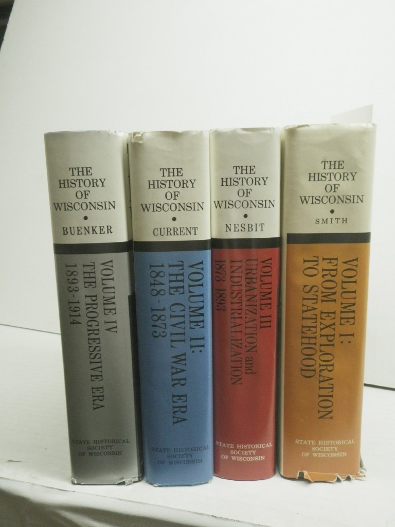 History Of Wisconsin 4 of 6 Volume HC Set State Historical Society