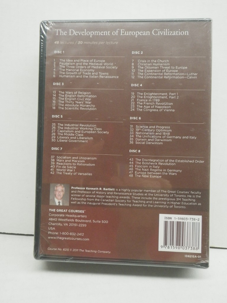 Image 2 of Lot of 5 New History Great Courses DVD/Guidebooks
