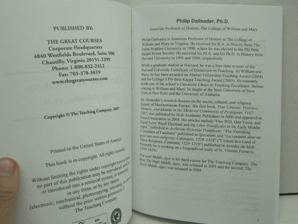 Image 5 of Lot of 6 Great Courses PB on Middle Ages