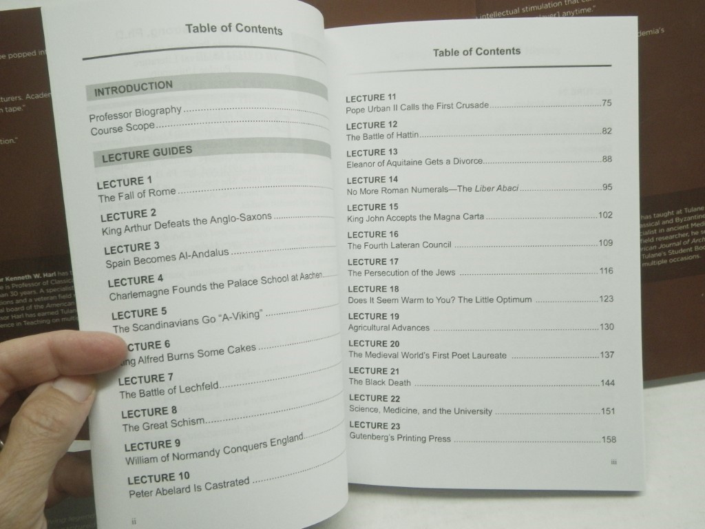 Image 3 of Lot of 5 Great Courses PB on Middle Ages