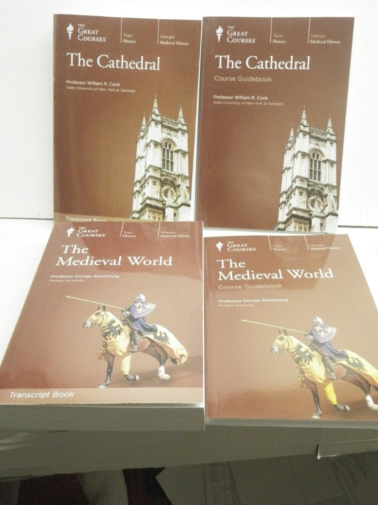 Image 1 of Lot of 4 Great Courses  PB on the Middle Ages, The Medieval World and The Cathed