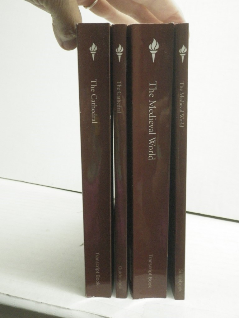 Lot of 4 Great Courses  PB on the Middle Ages, The Medieval World and The Cathed