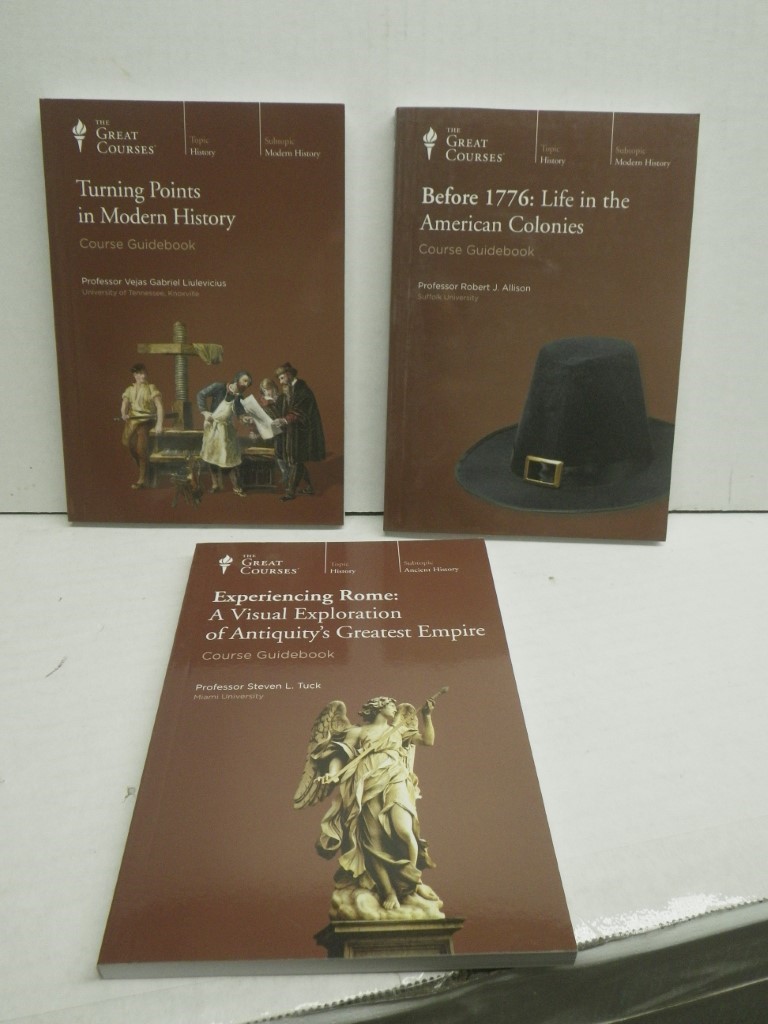 Image 1 of Lot of 6 Great Courses History Course Guidebooks PB