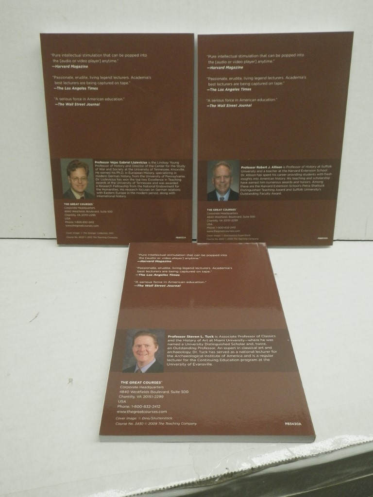 Image 2 of Lot of 6 Great Courses History Course Guidebooks PB