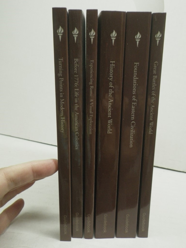Lot of 6 Great Courses History Course Guidebooks PB