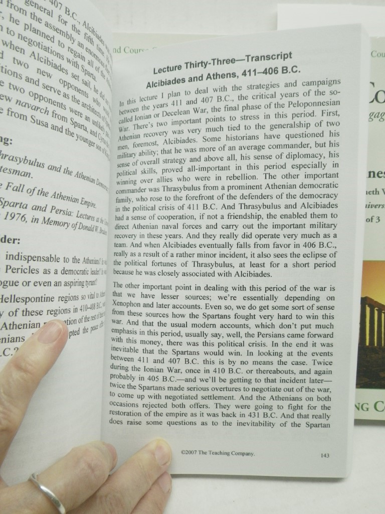 Image 2 of The Peloponnesian War; Three Volumes, The Great Courses, 3 PB