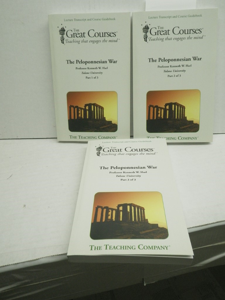The Peloponnesian War; Three Volumes, The Great Courses, 3 PB
