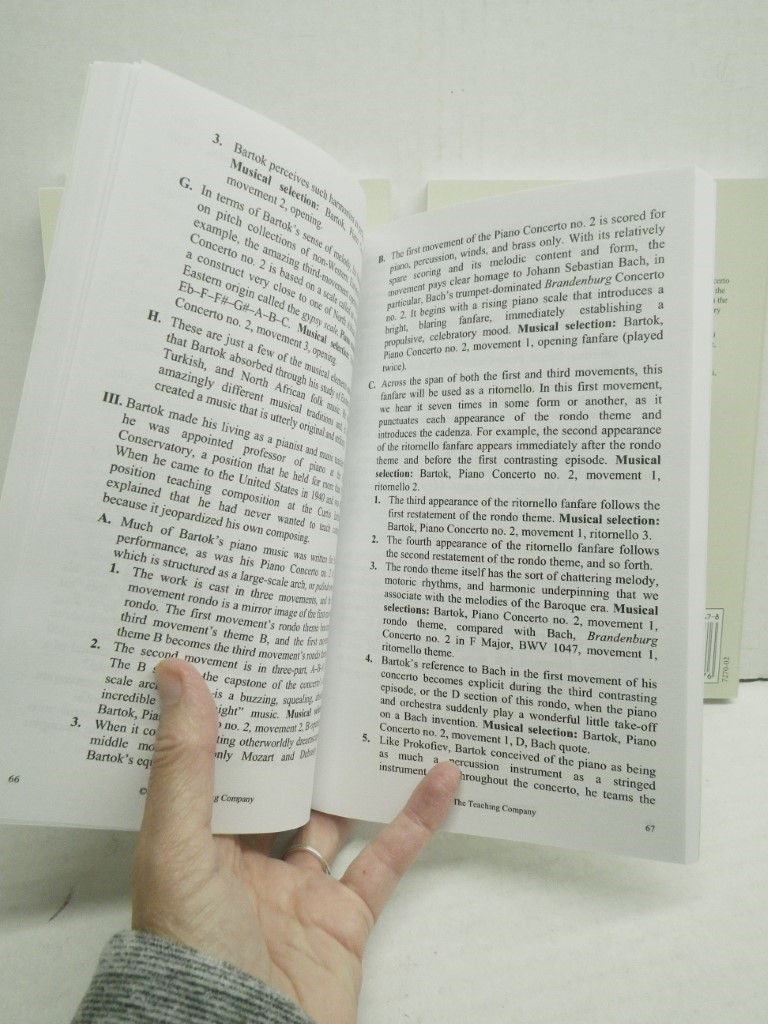 Image 2 of Teaching Co Great Courses TRANSCRIPTS: THE CONCERTO, 3 PB