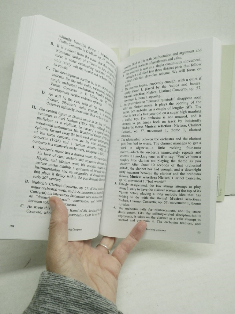 Image 3 of Teaching Co Great Courses TRANSCRIPTS: THE CONCERTO, 3 PB