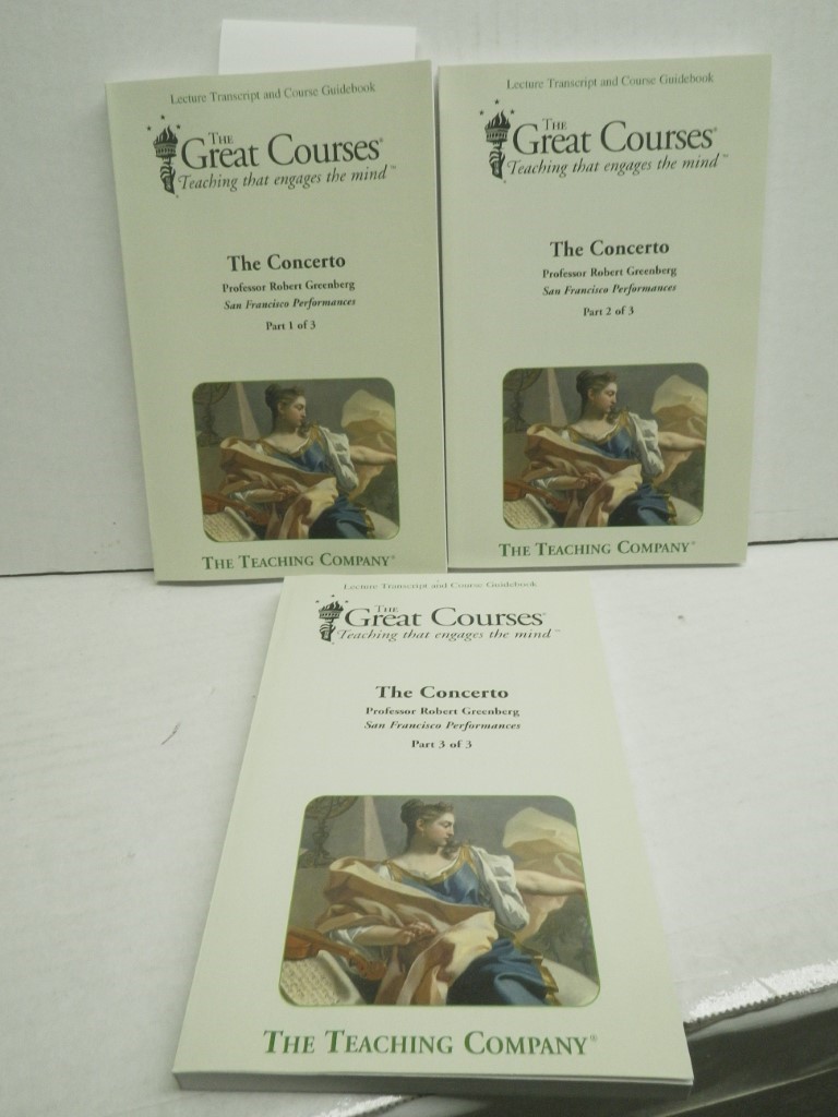 Image 0 of Teaching Co Great Courses TRANSCRIPTS: THE CONCERTO, 3 PB