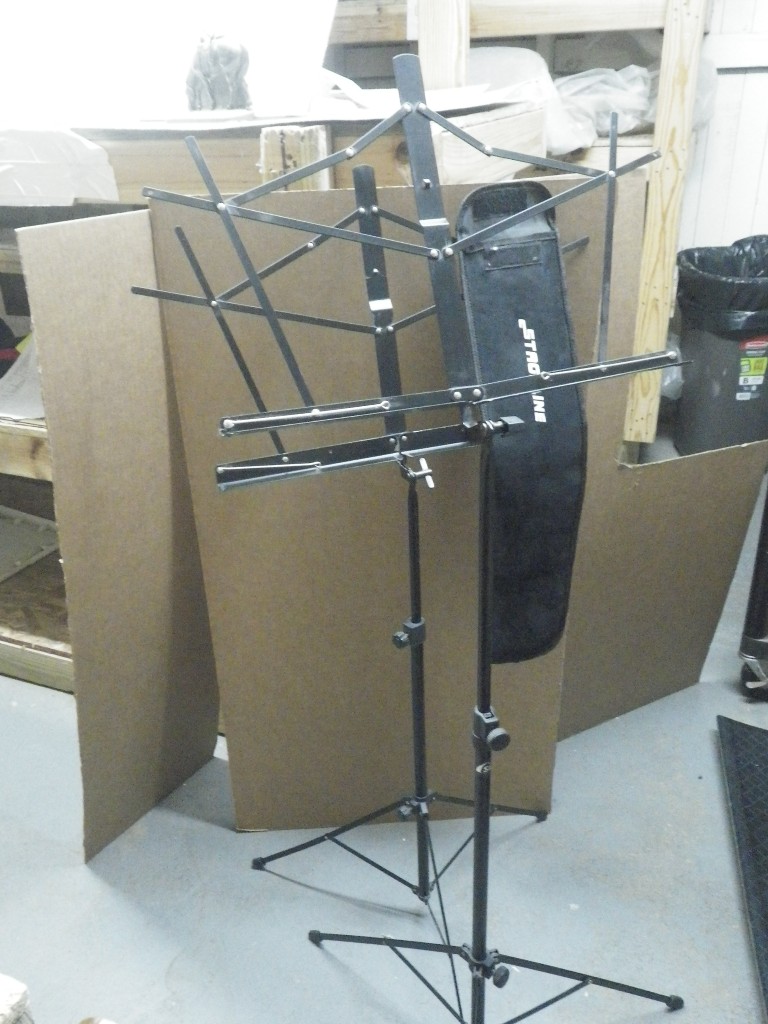 2 used Stageline Stands and one Case