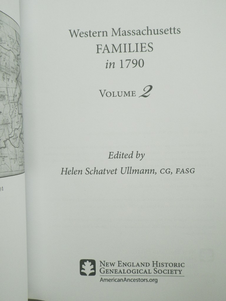 Image 1 of Western Massachusetts Families in 1790, Volume 2 [Paperback] Helen Schatvet Ullm