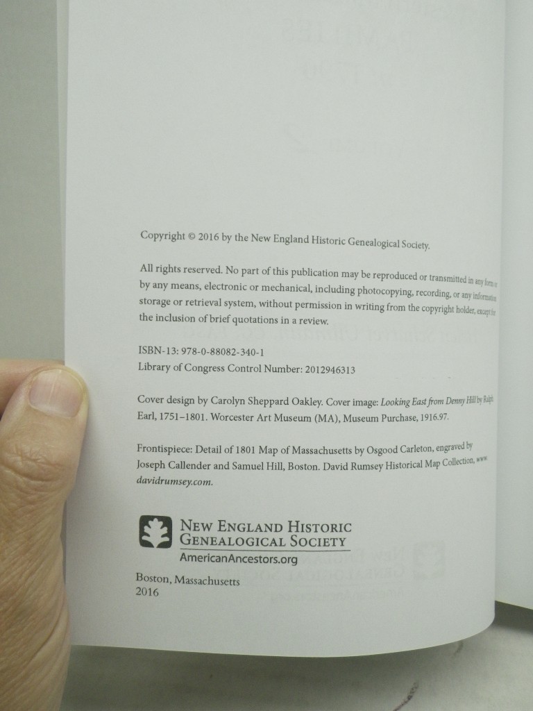 Image 2 of Western Massachusetts Families in 1790, Volume 2 [Paperback] Helen Schatvet Ullm