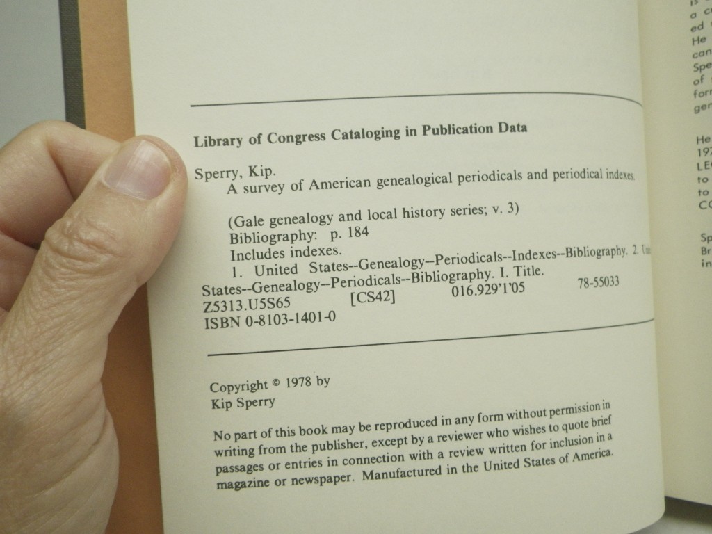 Image 2 of Survey of American Genealogical Periodicals and Periodical Indexes