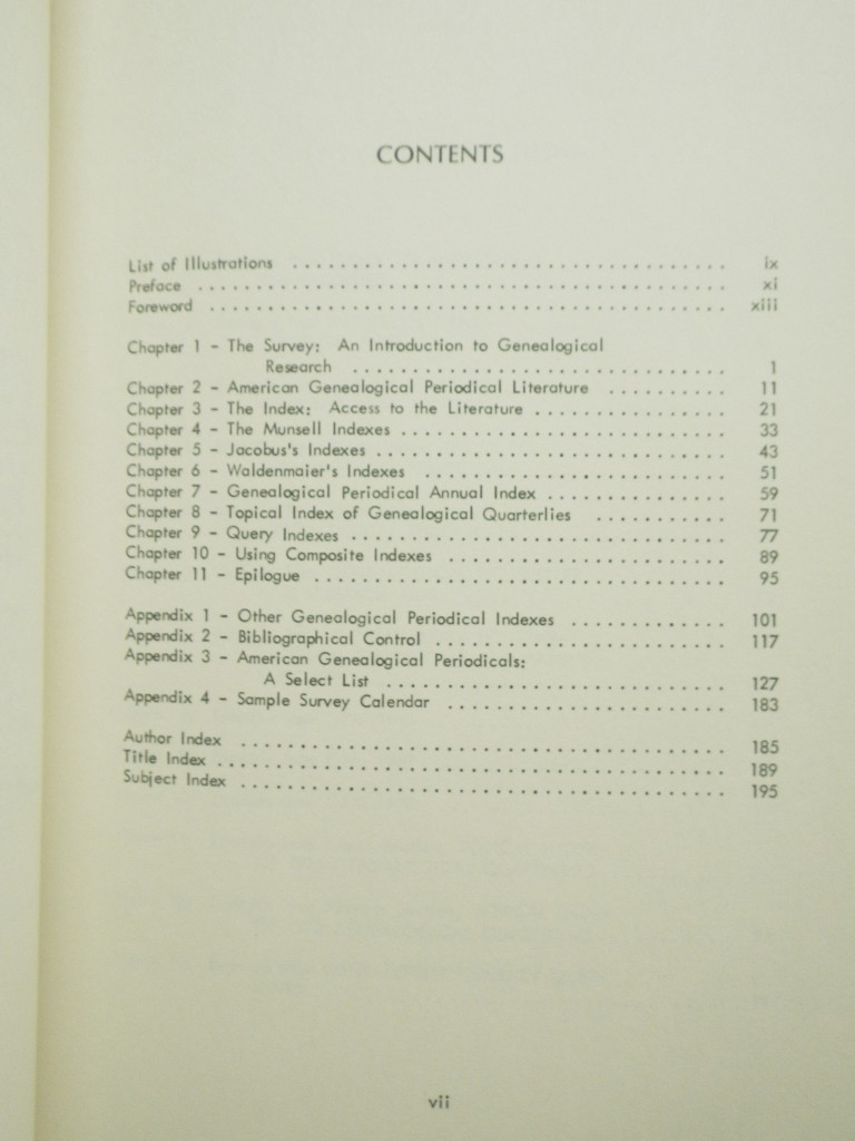 Image 3 of Survey of American Genealogical Periodicals and Periodical Indexes