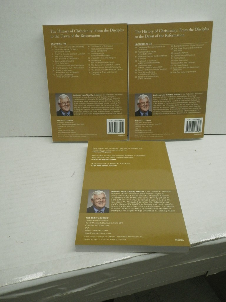 Image 1 of Lot of three History of Chrisianity PB, Great Courses