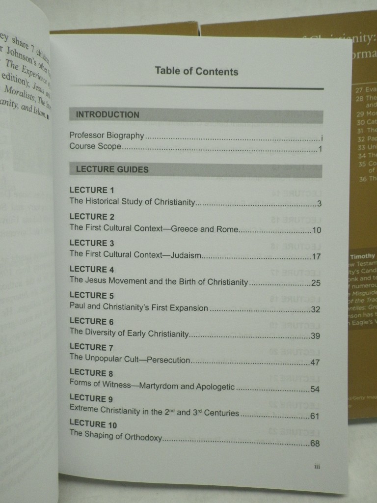 Image 2 of Lot of three History of Chrisianity PB, Great Courses