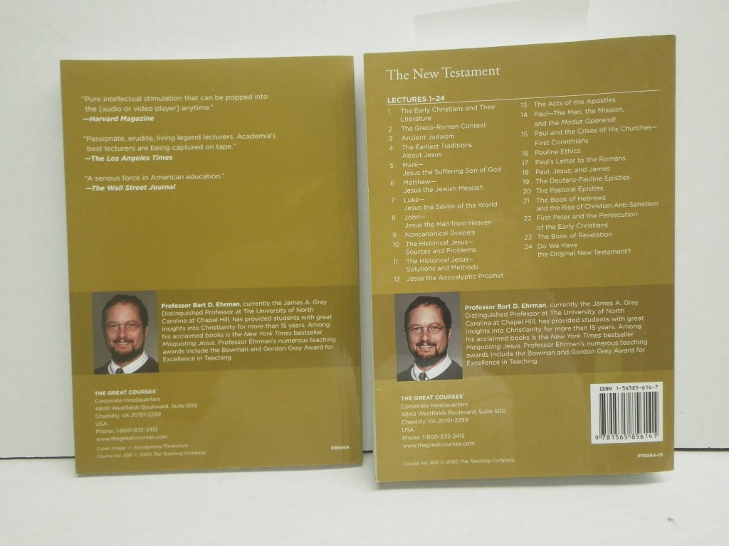 Image 1 of Lot of 2 The New Testament PB, Great Courses