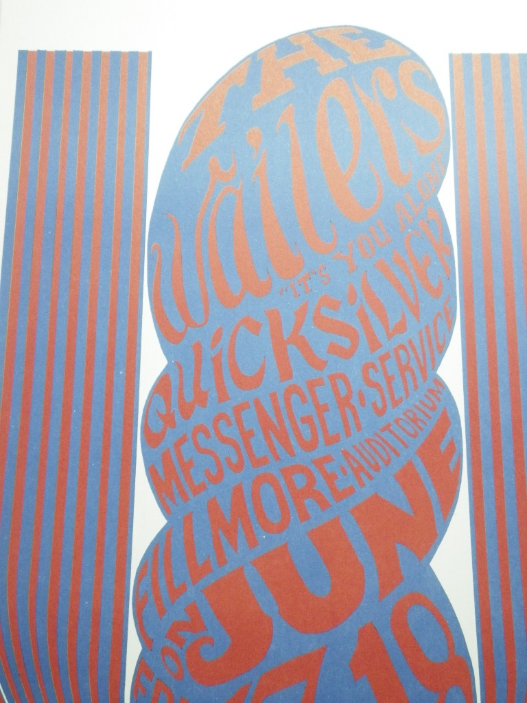 Image 2 of Vintage 1966 Fillmore BG-11 Poster Wes Wilson Wailers West Coast Litho 2nd Print