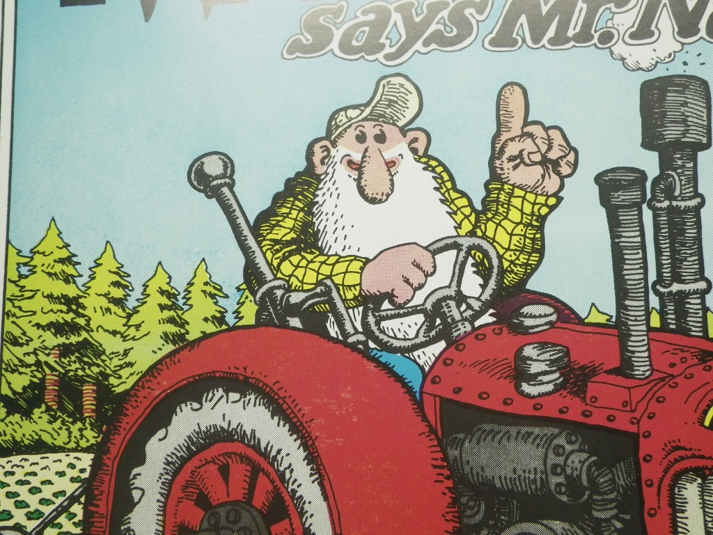 Image 5 of TWAS EVER THUS Original Poster, by Artist Robert Crumb, 1972
