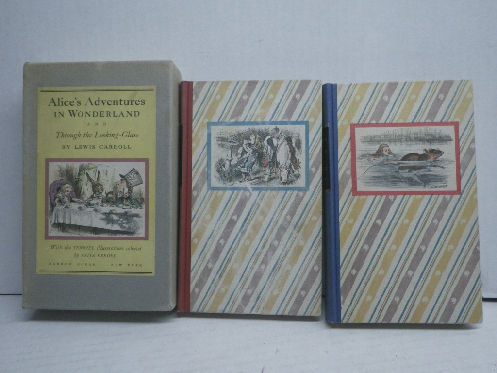 Image 0 of Vintage 1946 Alice's Adventures in Wonderland and Through the Looking-Glass (2 b
