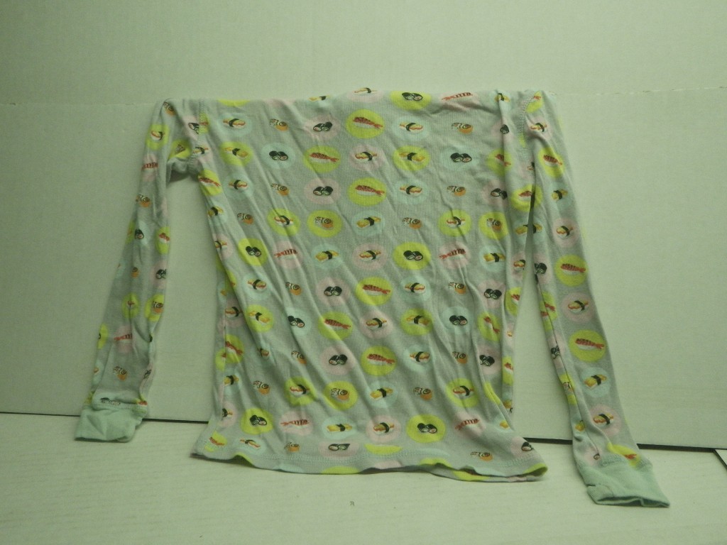 Image 6 of Vintage Munki Munki Pajama Set Child size 12 Heather Ross Sughi Print Henley Kni