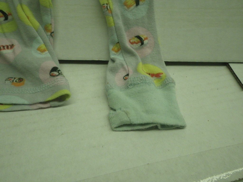 Image 7 of Vintage Munki Munki Pajama Set Child size 12 Heather Ross Sughi Print Henley Kni