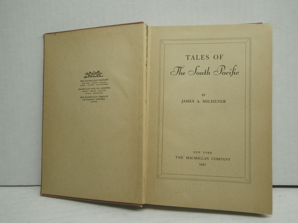 Image 3 of Tales of the South Pacific  1947 3rd Printing, HC