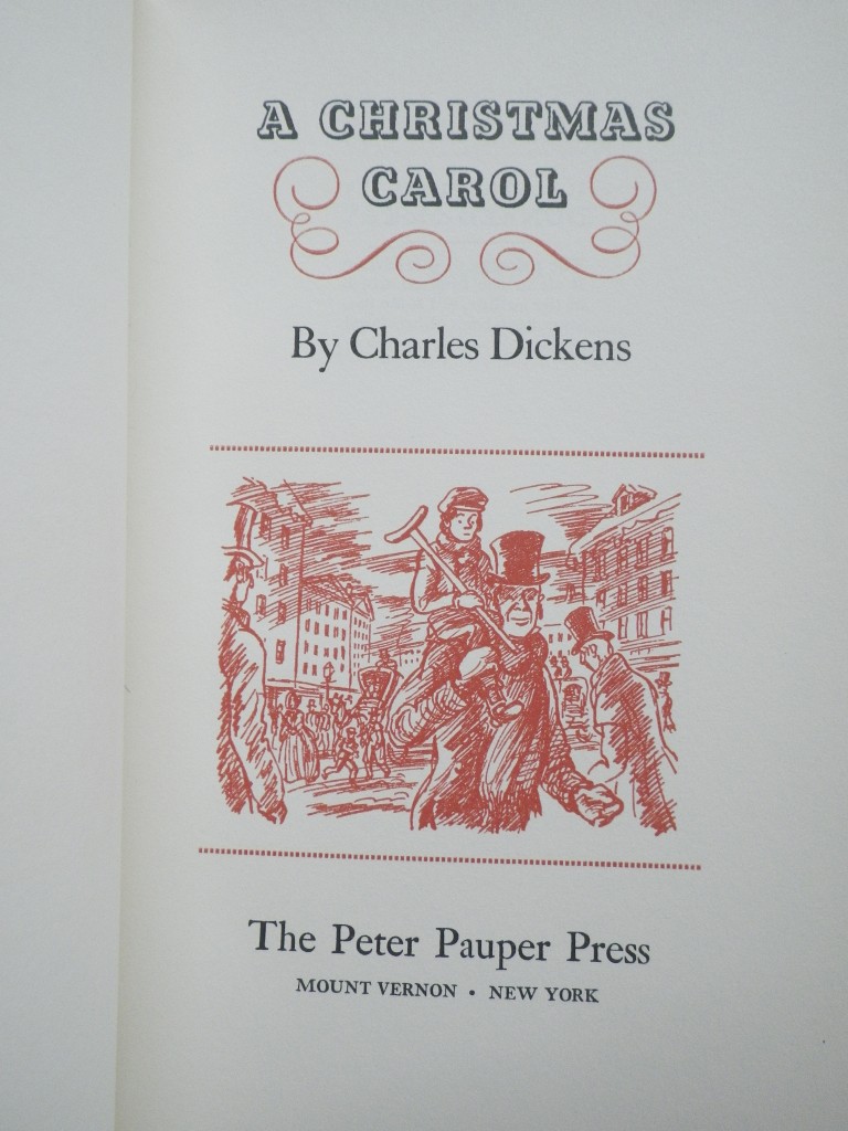 Image 1 of Vintage A Christmas Carol Peter Pauper Press HC