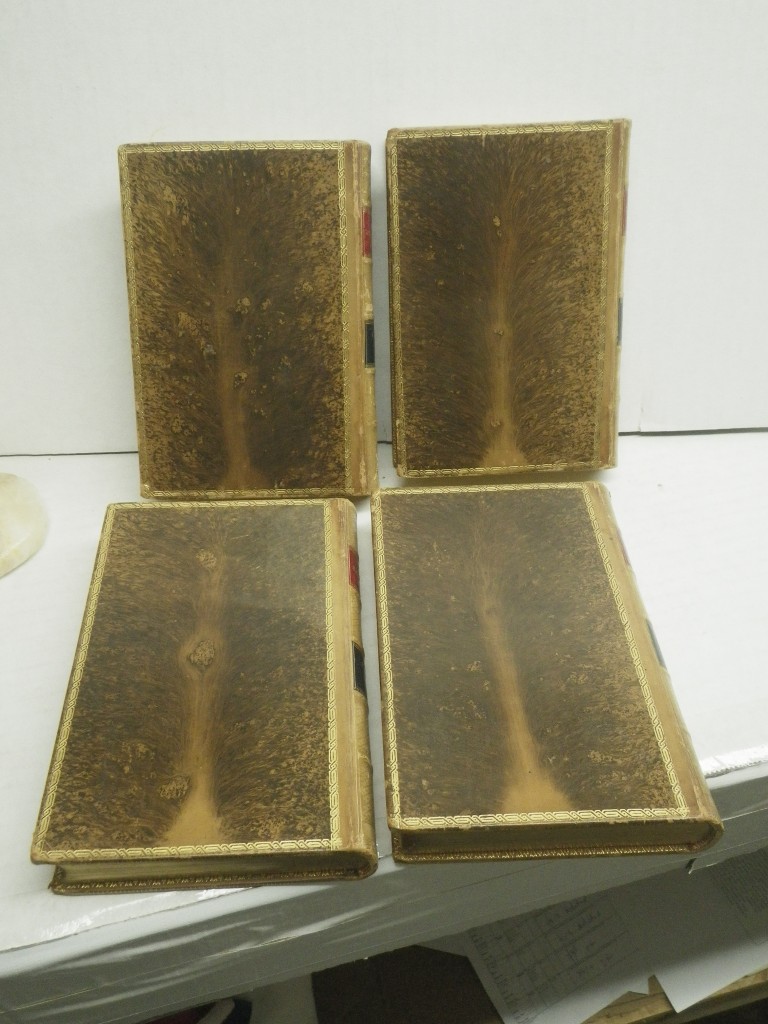 Image 2 of Poems by Elizabeth Barrett Browning, 4 volumes, Calf leather Antique