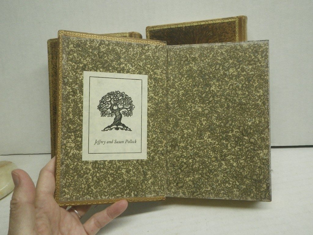 Image 3 of Poems by Elizabeth Barrett Browning, 4 volumes, Calf leather Antique