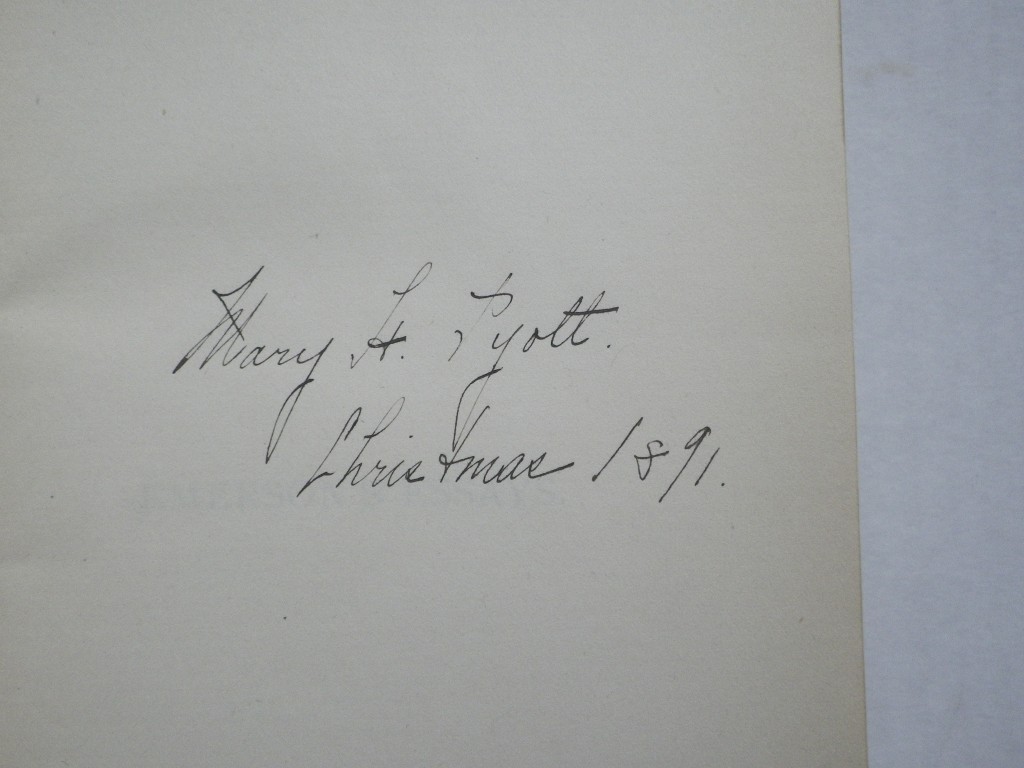 Image 2 of Antique 1891 Emerson Essays First & Second Series Burt HC