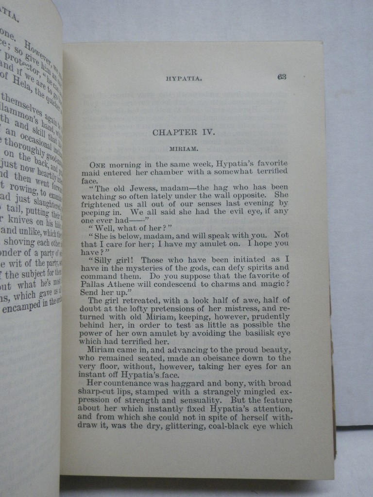 Image 2 of Hypatia, Kingsley 1890s Half-Leather