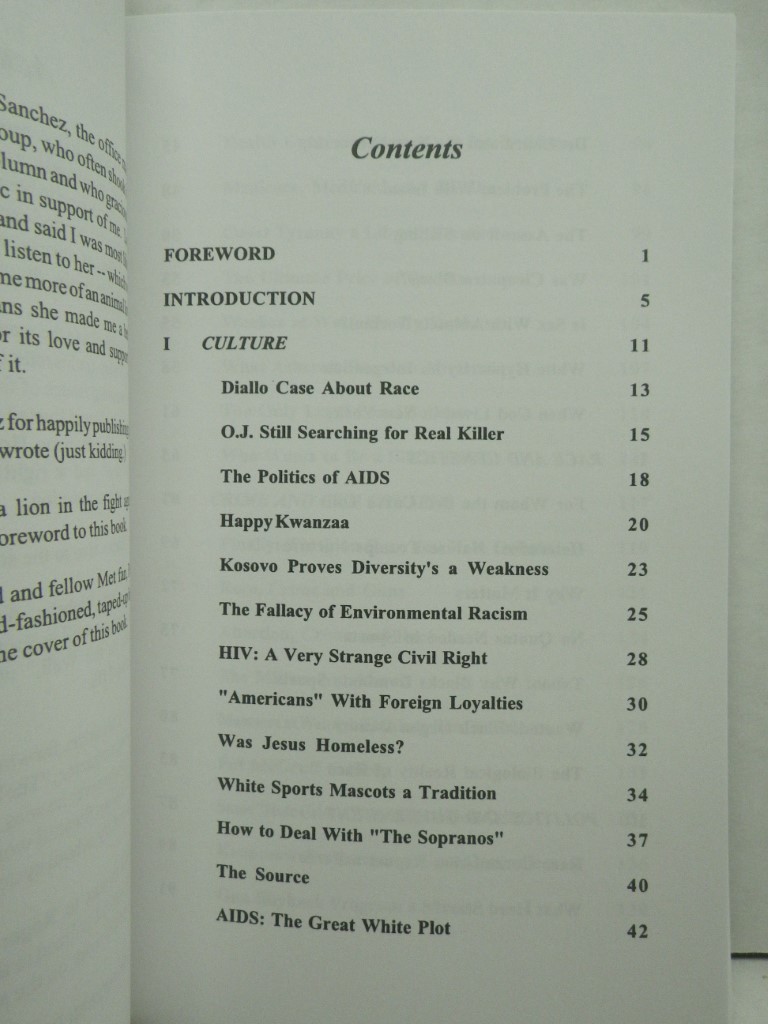 Image 2 of Don't Take It Personally: Race, Immigration, Crime and Other Heresies, signed
