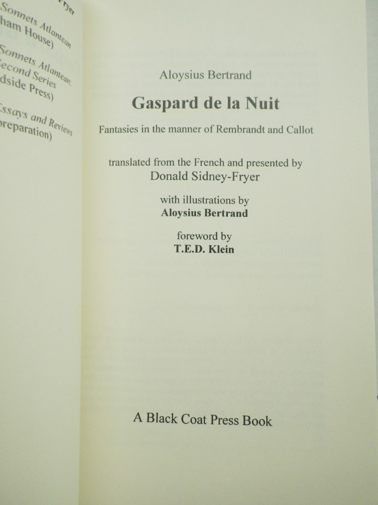Image 1 of Gaspard de la Nuit