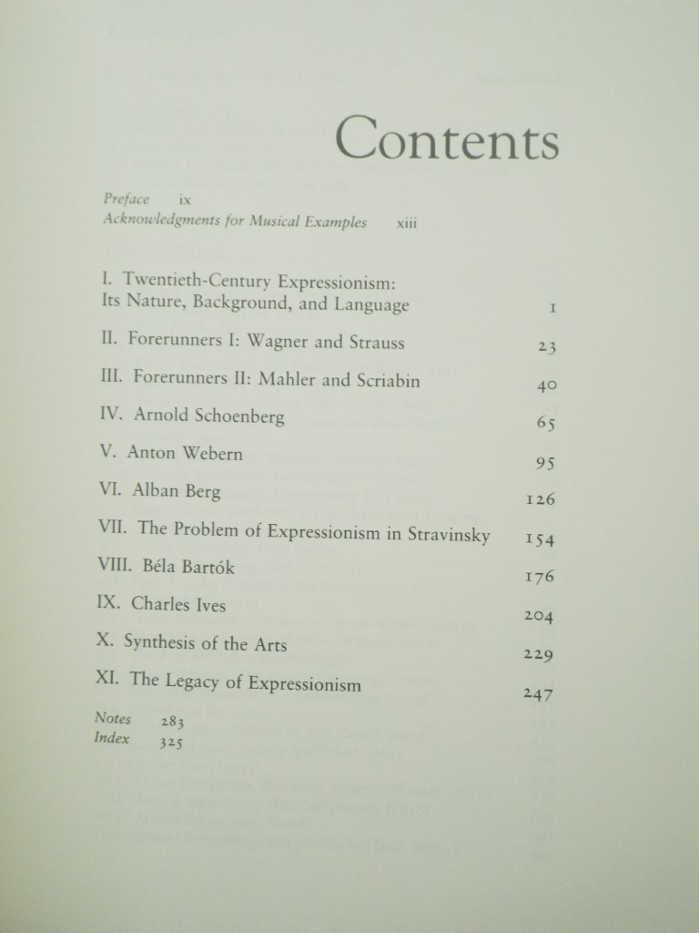 Image 2 of Expressionism in Twentieth-Century Music
