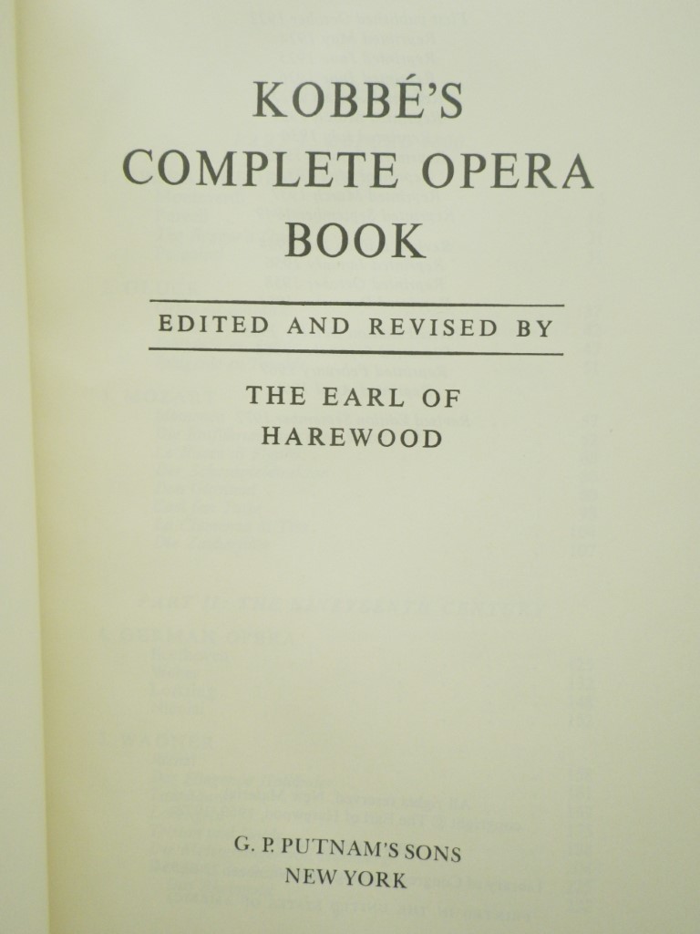 Image 1 of Kobbe's Complete Opera Book