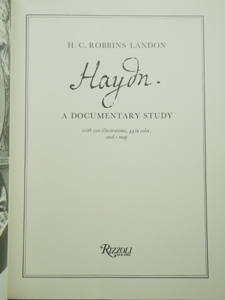 Image 1 of Haydn: A Documentary Study