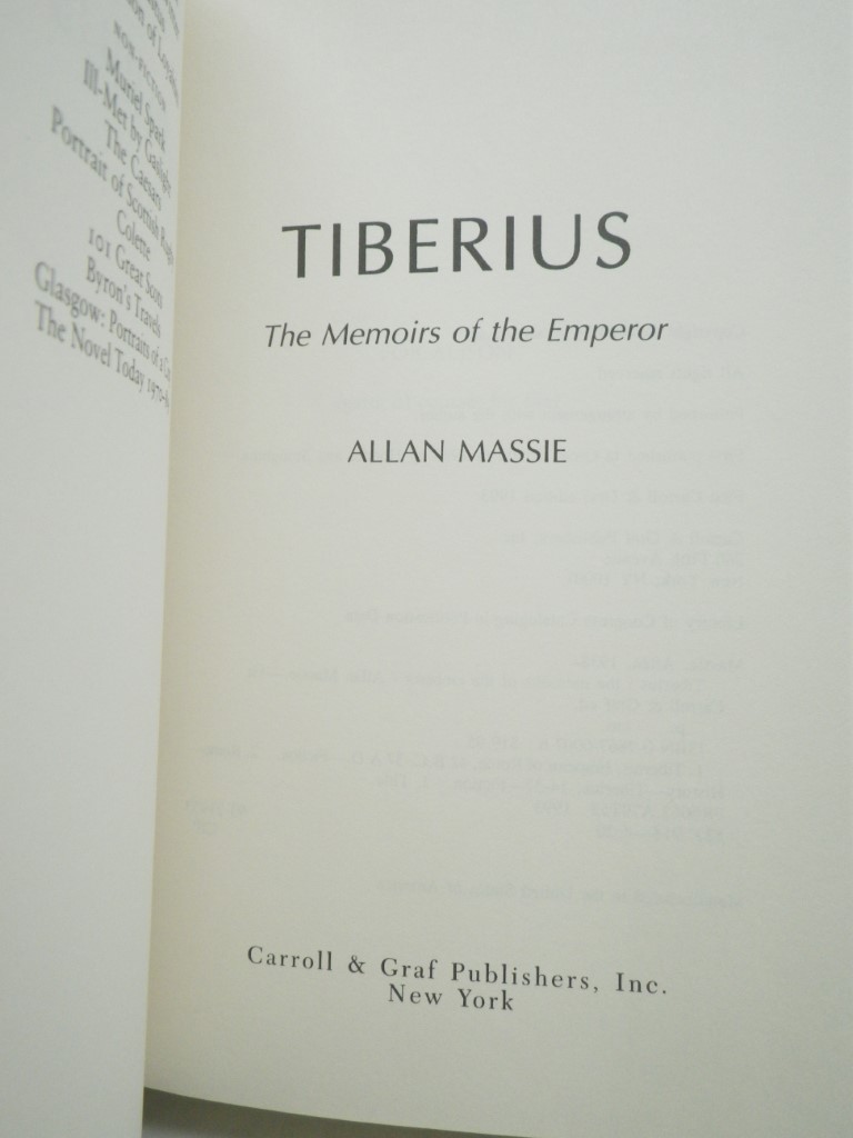 Image 1 of Tiberius: The Memoirs of the Emperor