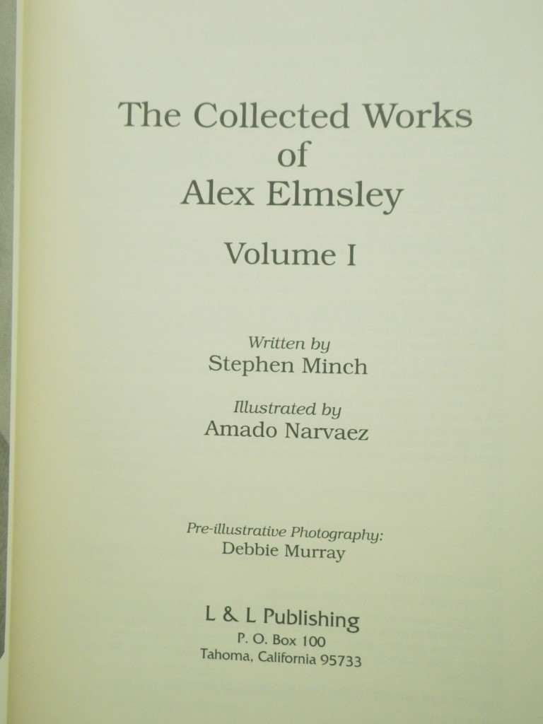 Image 1 of The Collected Works of Alex Elmsley  (Volume I)