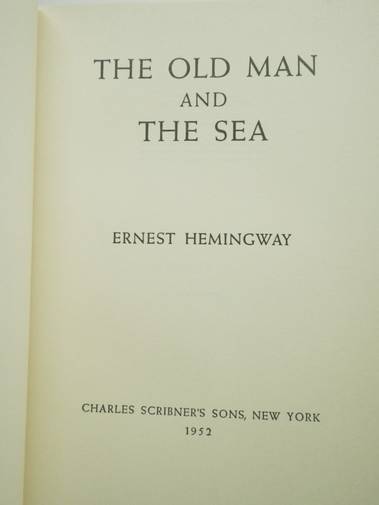 Image 1 of The Old Man and the Sea  (book-of-the-month club edition)