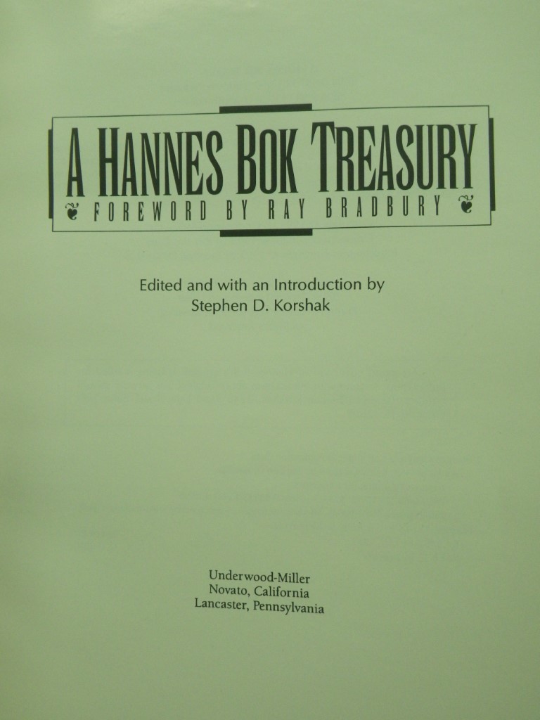Image 1 of A Hannes Bok Treasury