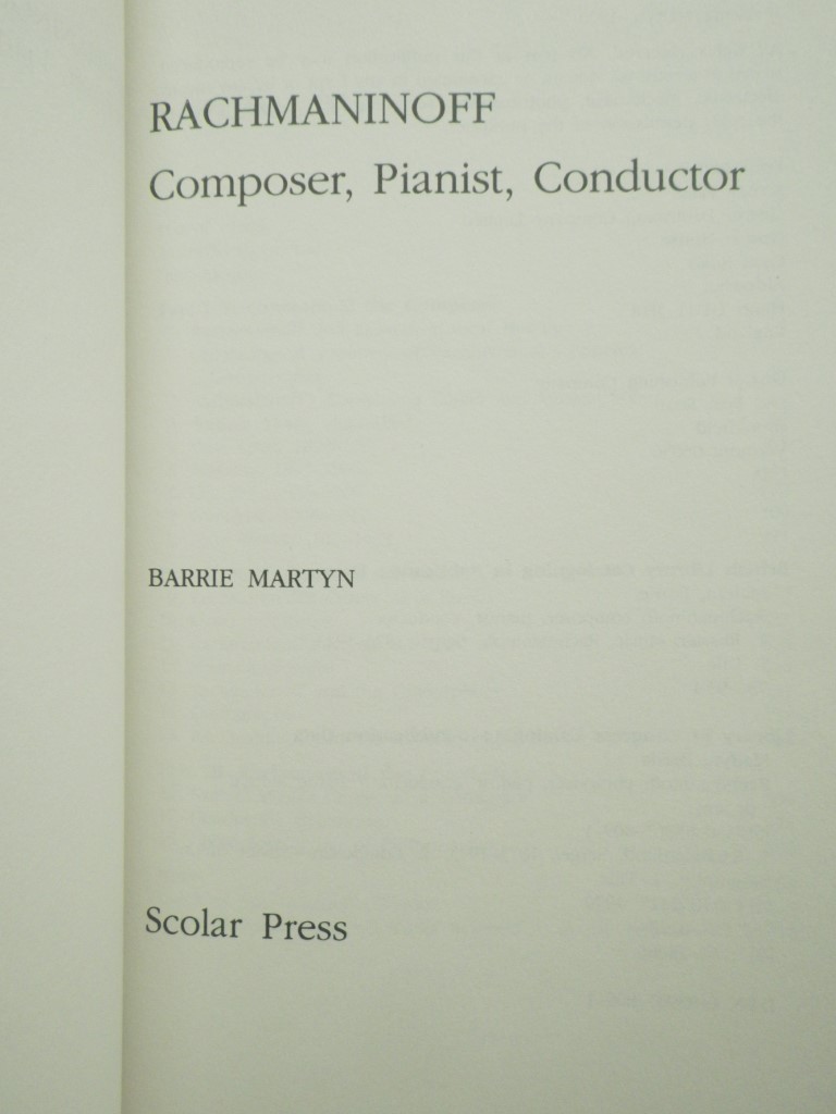 Image 1 of Rachmaninoff: Composer, Pianist, Conductor