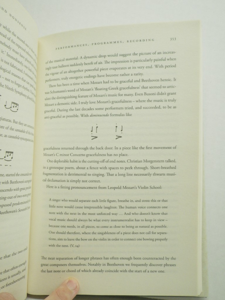 Image 4 of Music, Sense and Nonsense: Collected Essays and Lectures