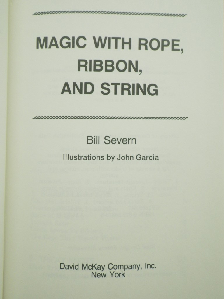 Image 1 of Magic With Rope, Ribbon, and String