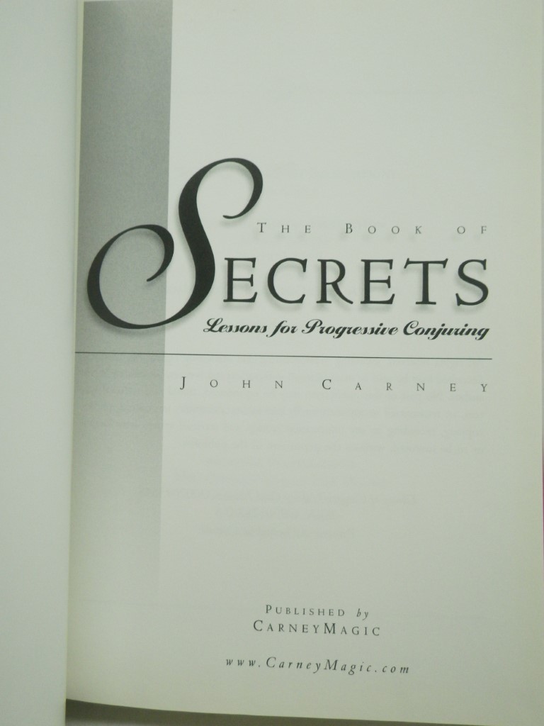 Image 1 of The Book of Secrets: Lessons for Progressive Conjuring