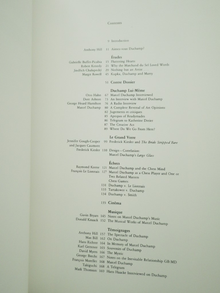 Image 2 of Duchamp: Passim : A Marchel Duchamp Anthology