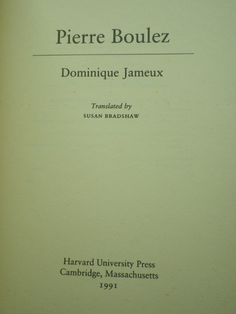 Image 1 of Pierre Boulez