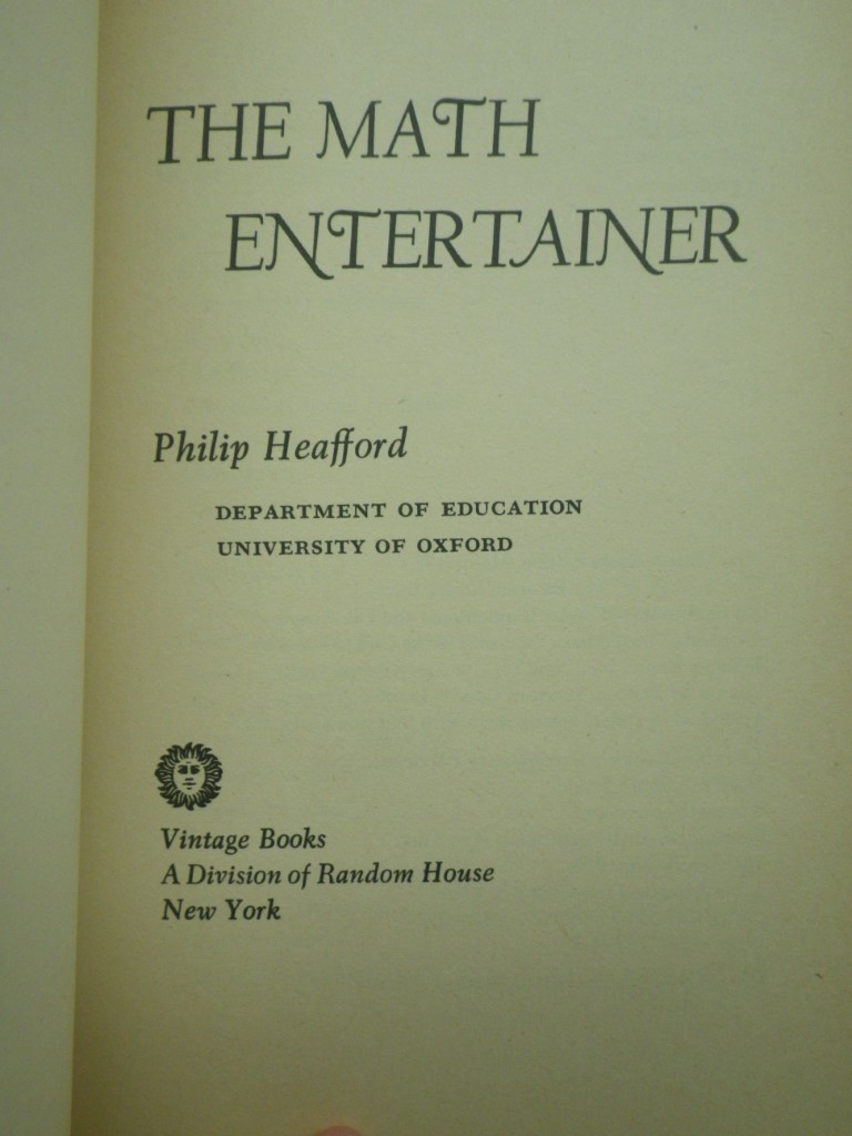 Image 1 of The Math Entertainer